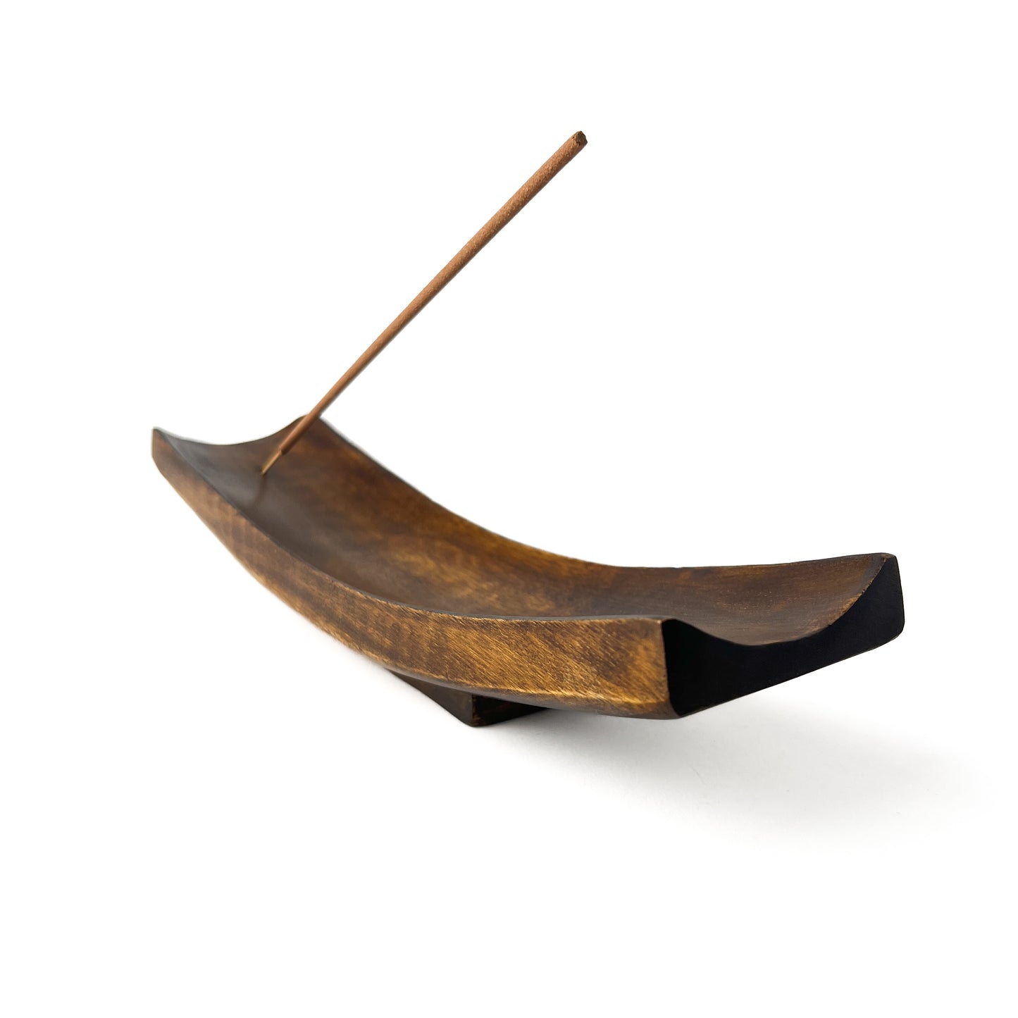 Curved Wooden Incense Holder