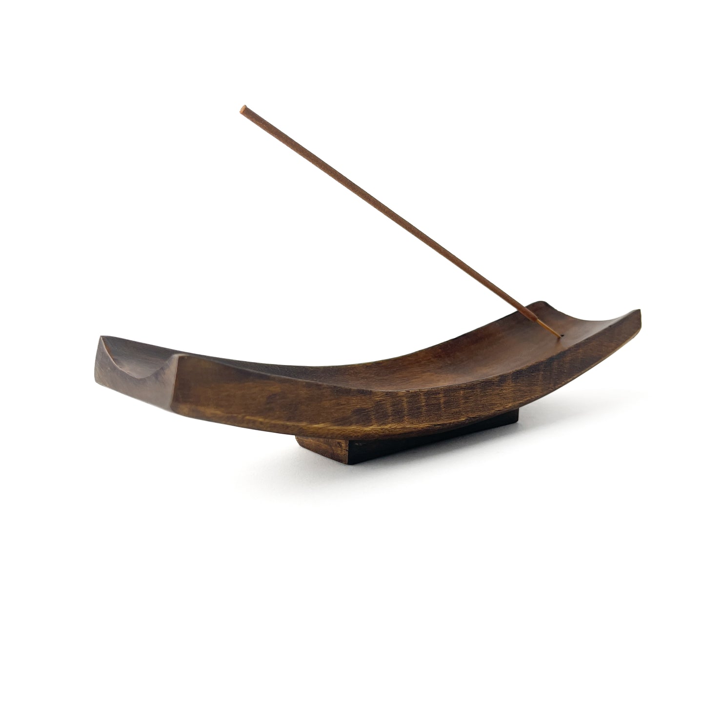 Curved Wooden Incense Holder