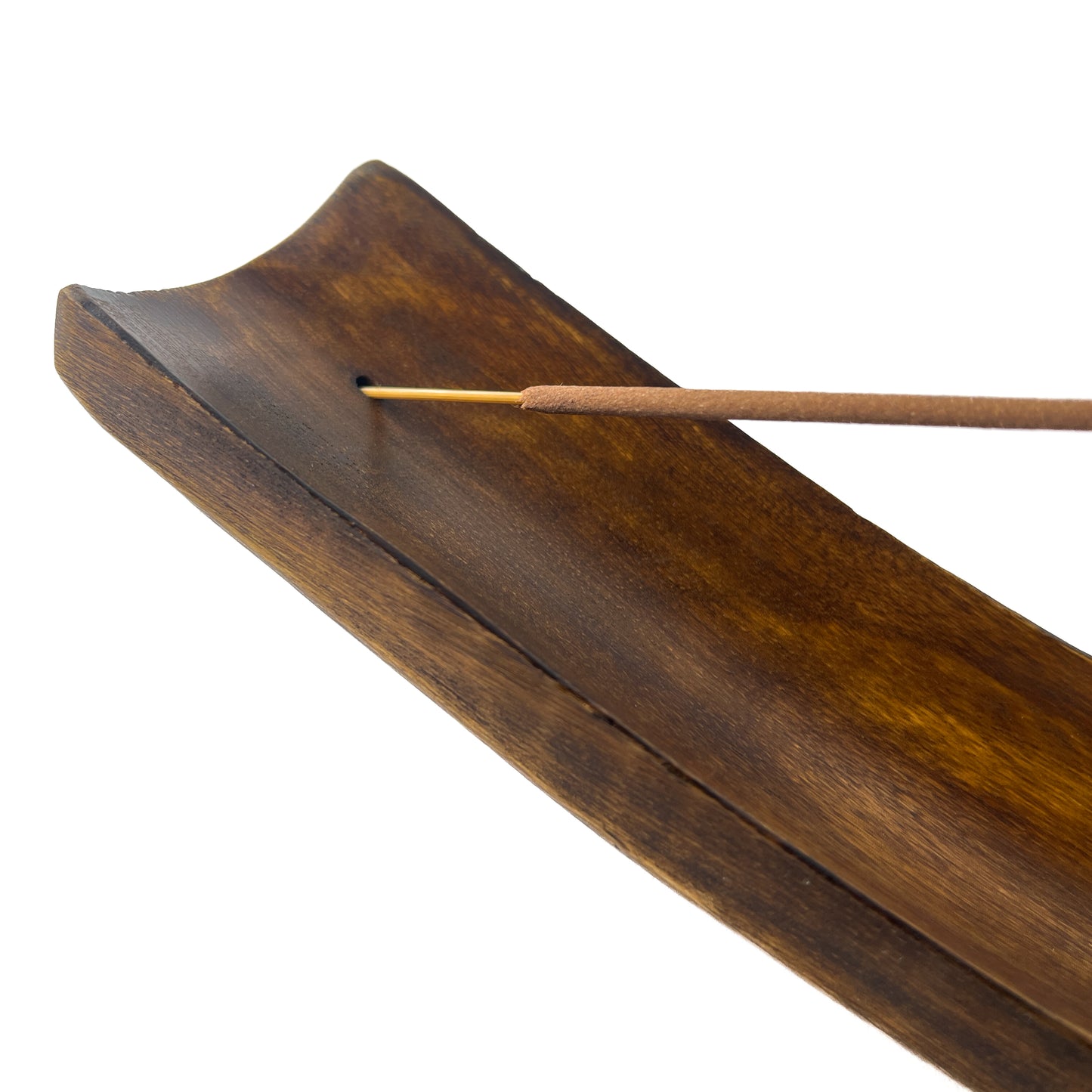 Curved Wooden Incense Holder