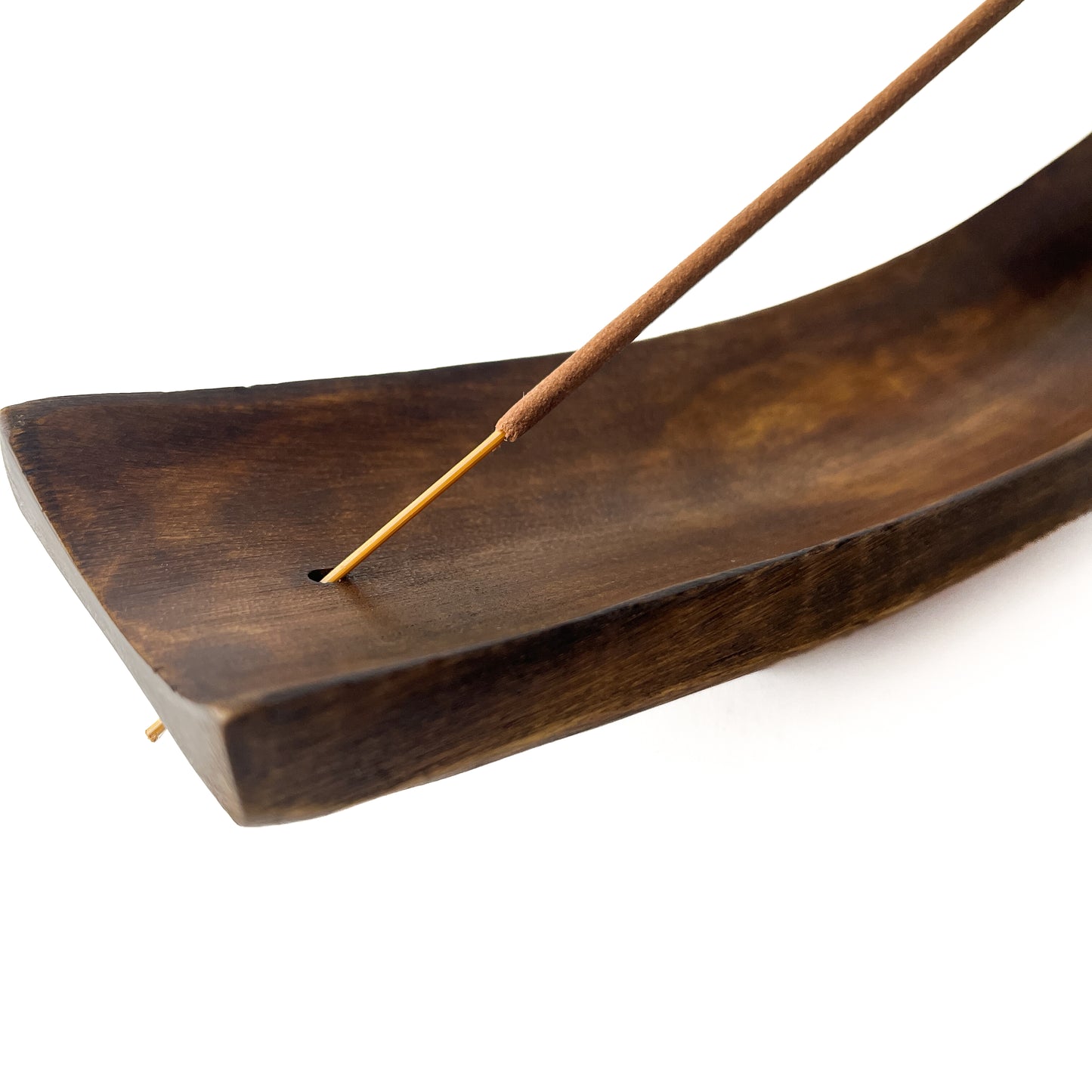 Curved Wooden Incense Holder