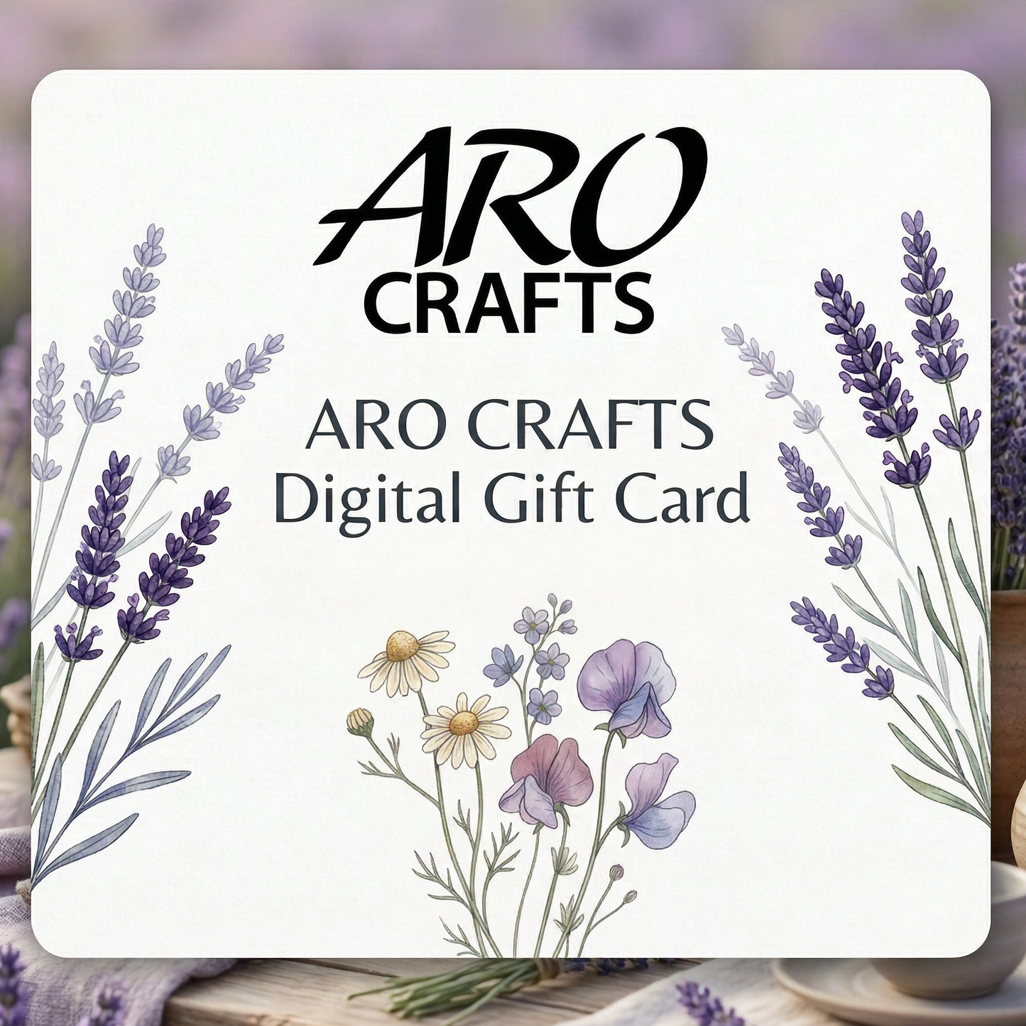 Aro Crafts Online Gift Cards