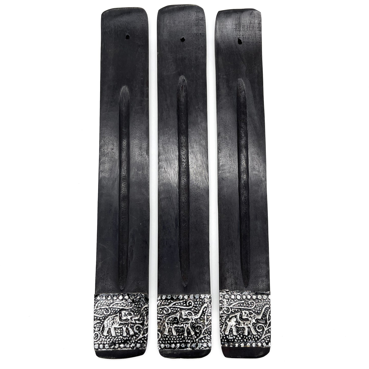 Elephant Black Incense Holder
