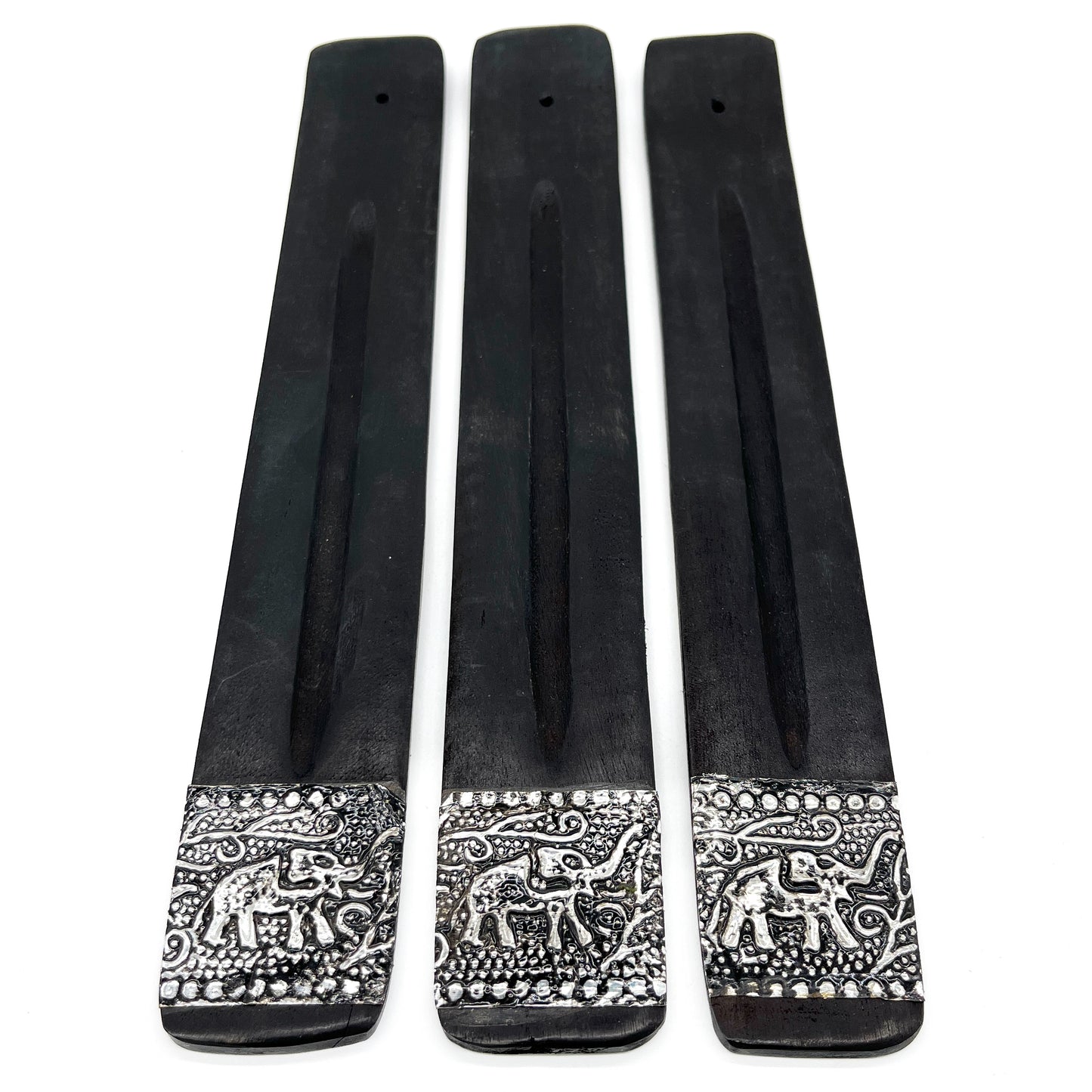 Elephant Black Incense Holder