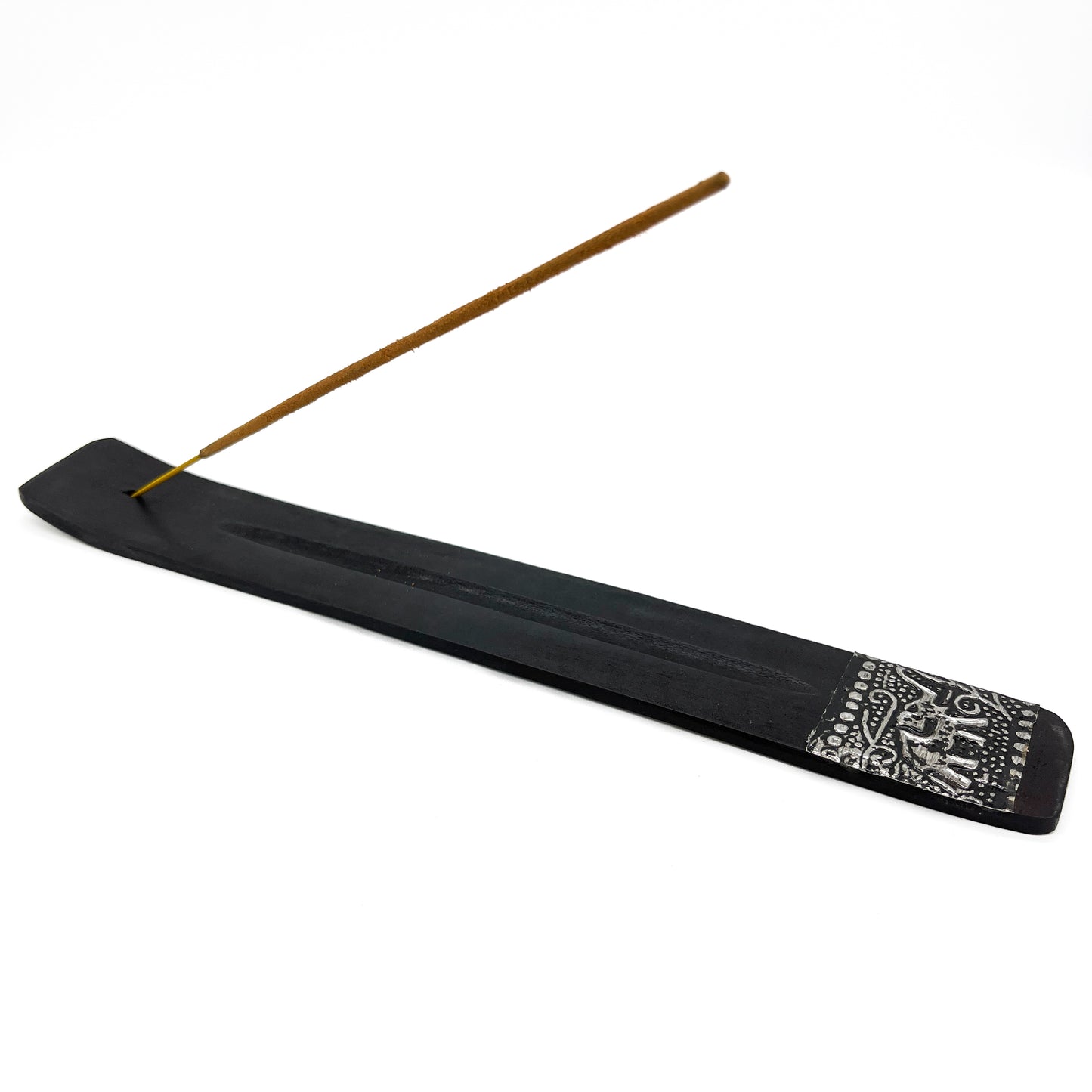 Elephant Black Incense Holder