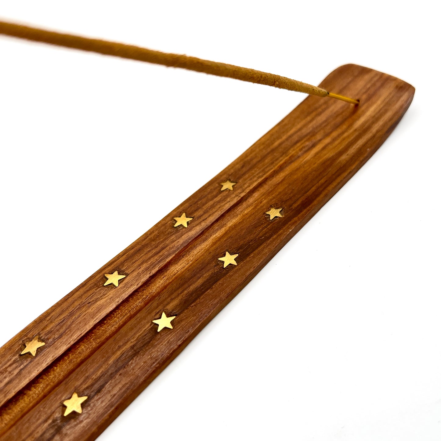 Wood Peace Incense Holder