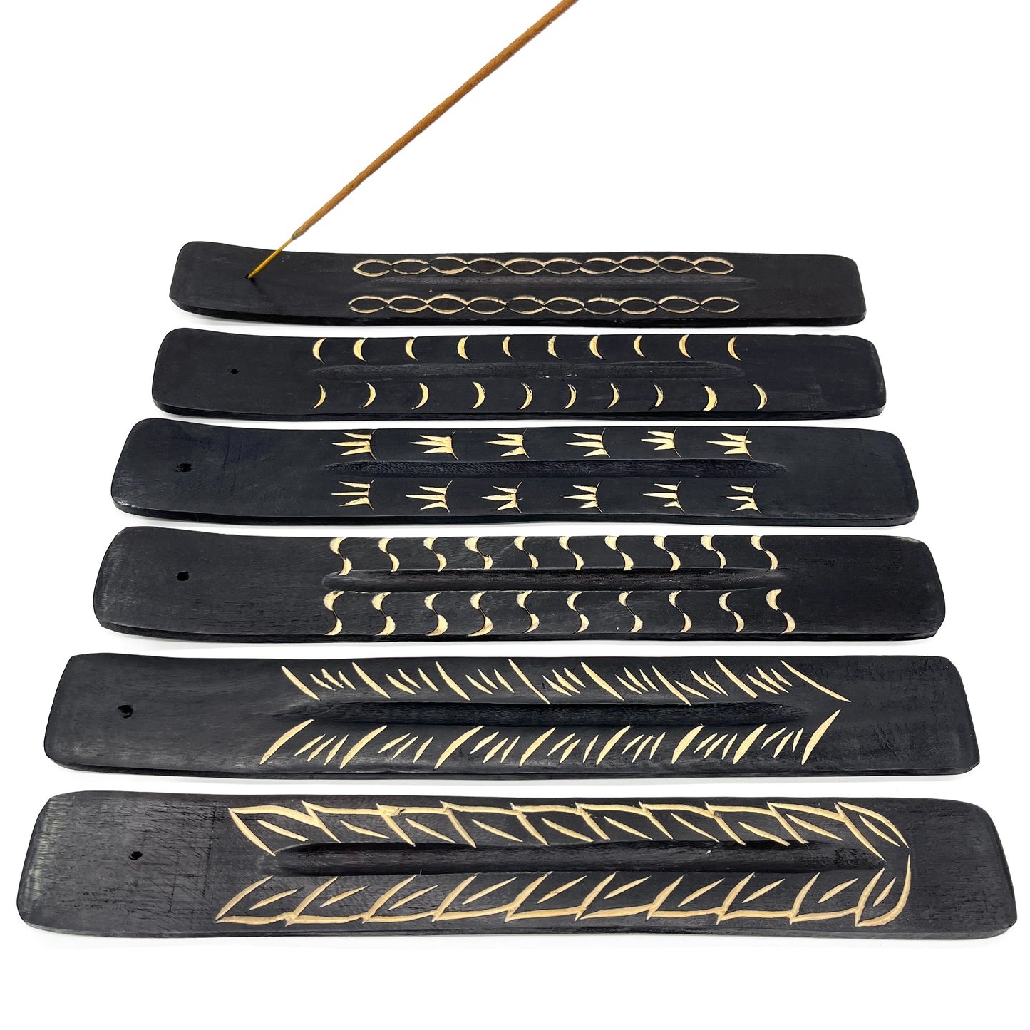 Wood Incense Holder Carved