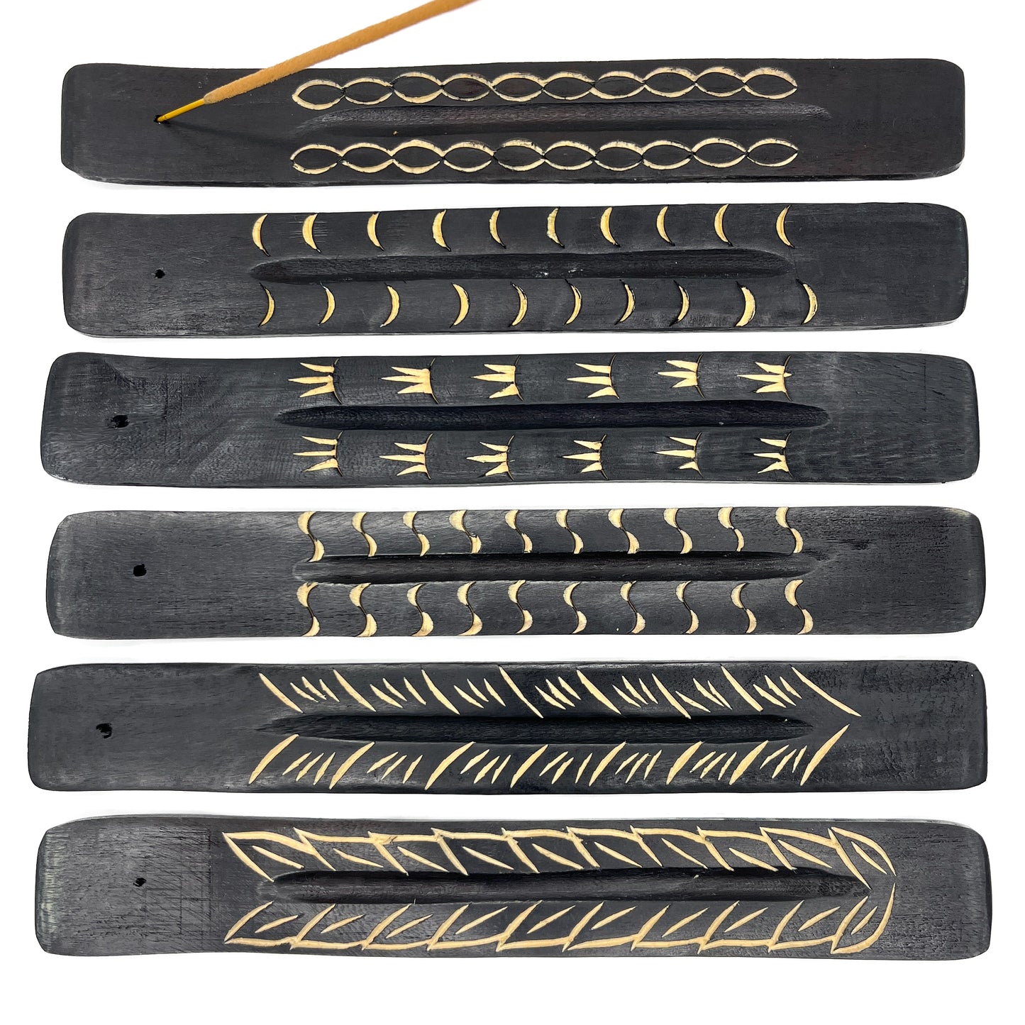 Wood Incense Holder Carved