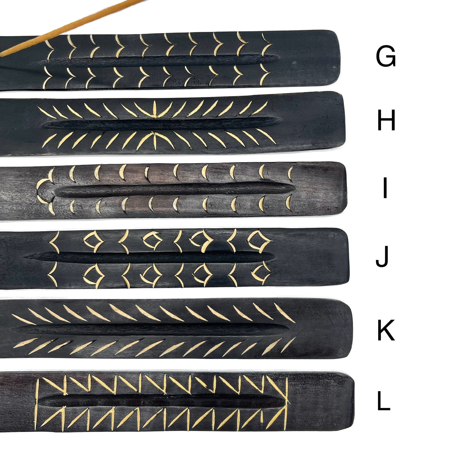 Wood Incense Holder Carved