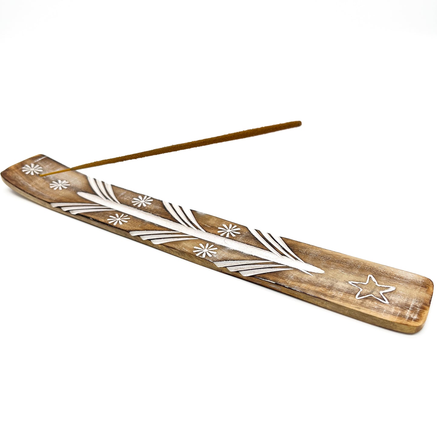 Wood Carved Incense Holder