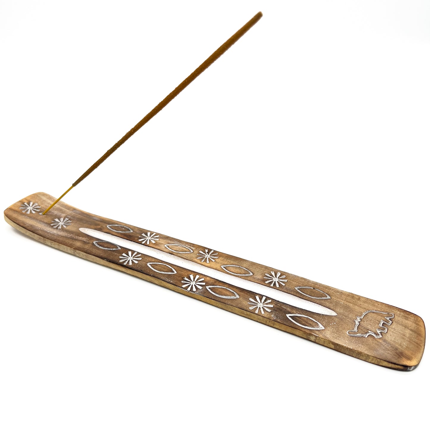 Wood Carved Incense Holder