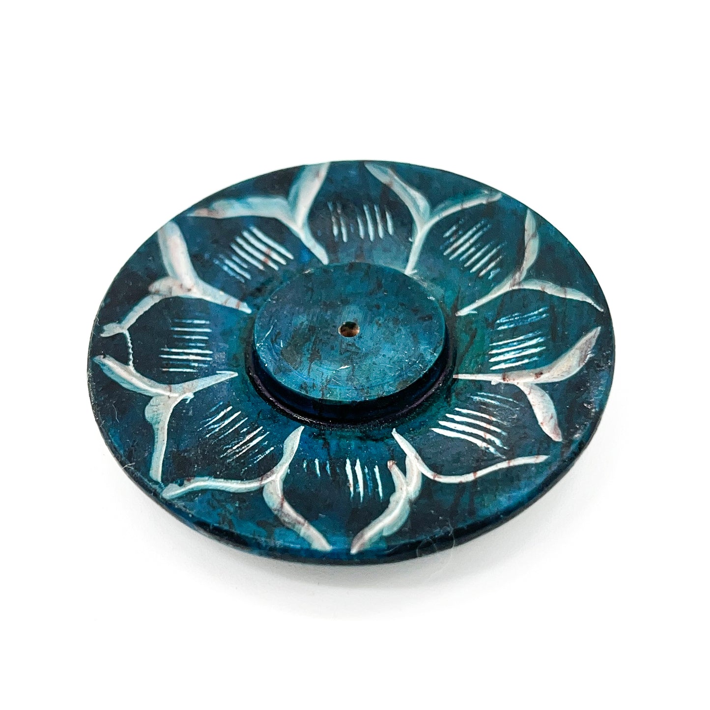 Round Stone Incense Holder