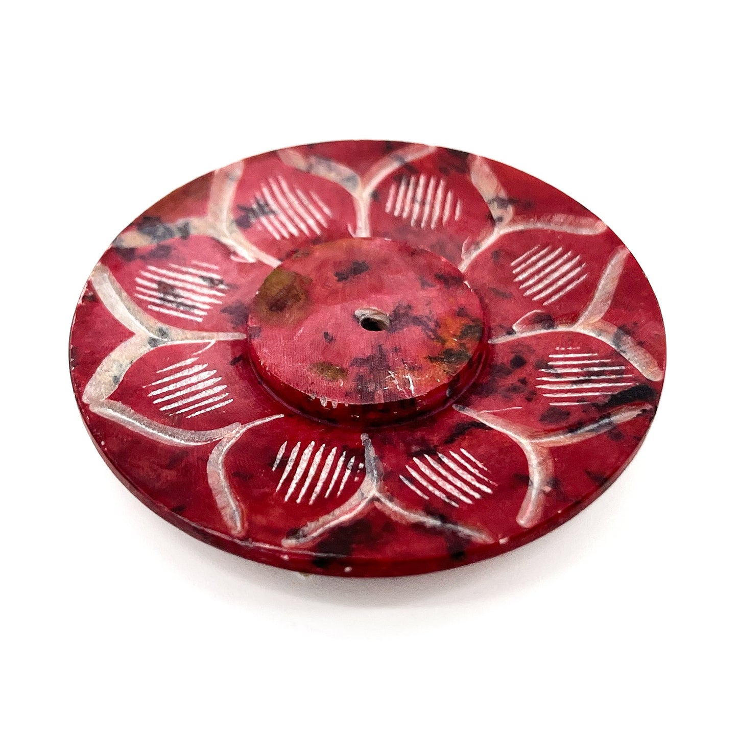 Round Stone Incense Holder