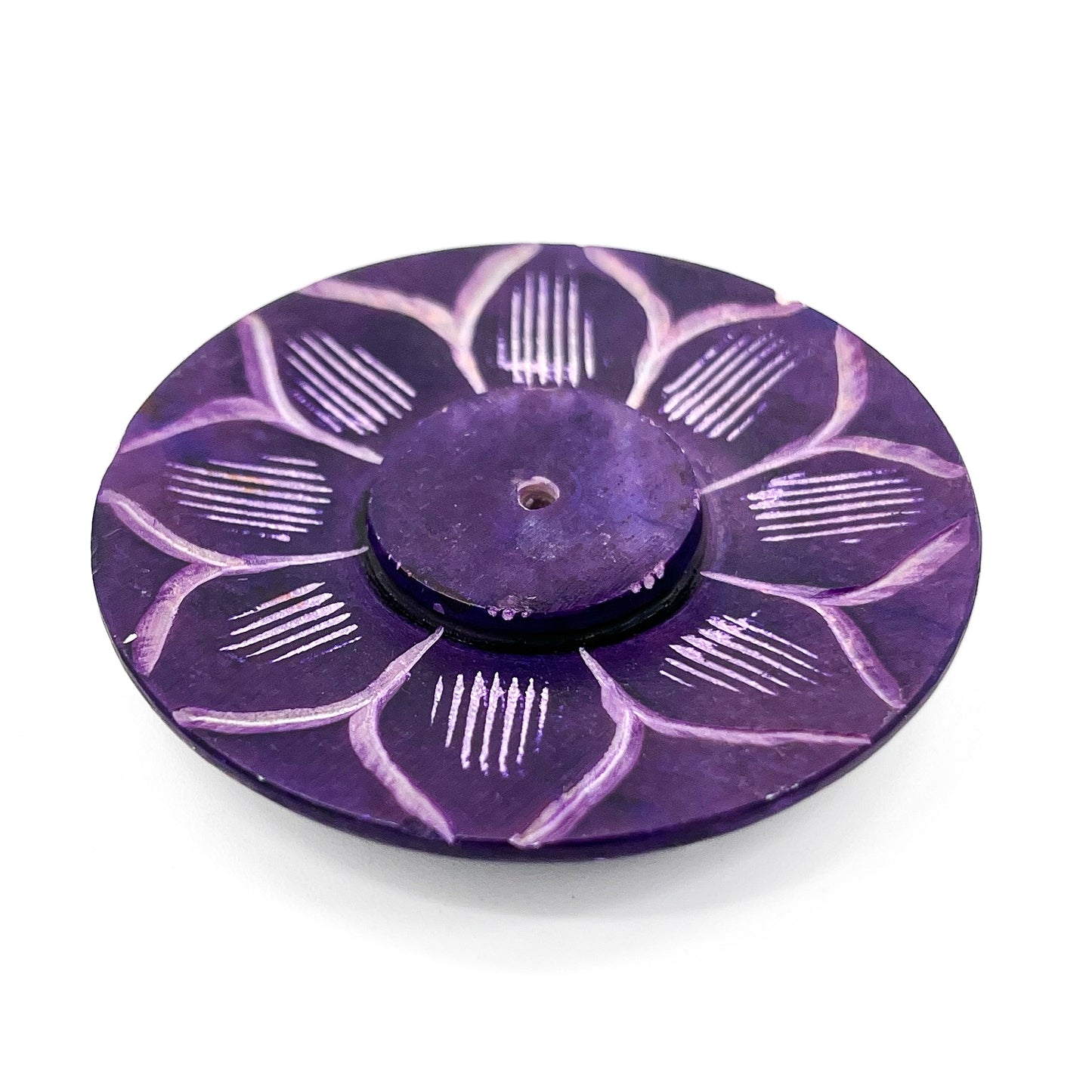 Round Stone Incense Holder