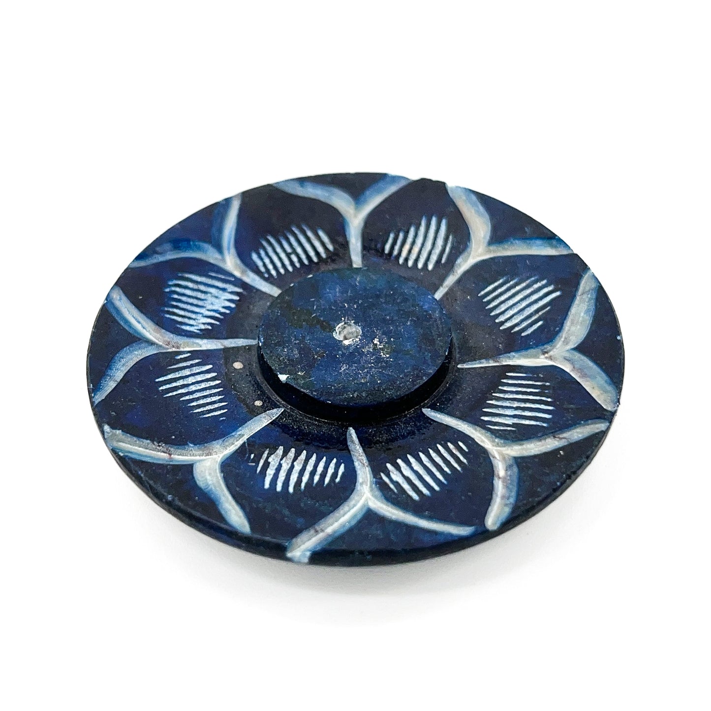 Round Stone Incense Holder
