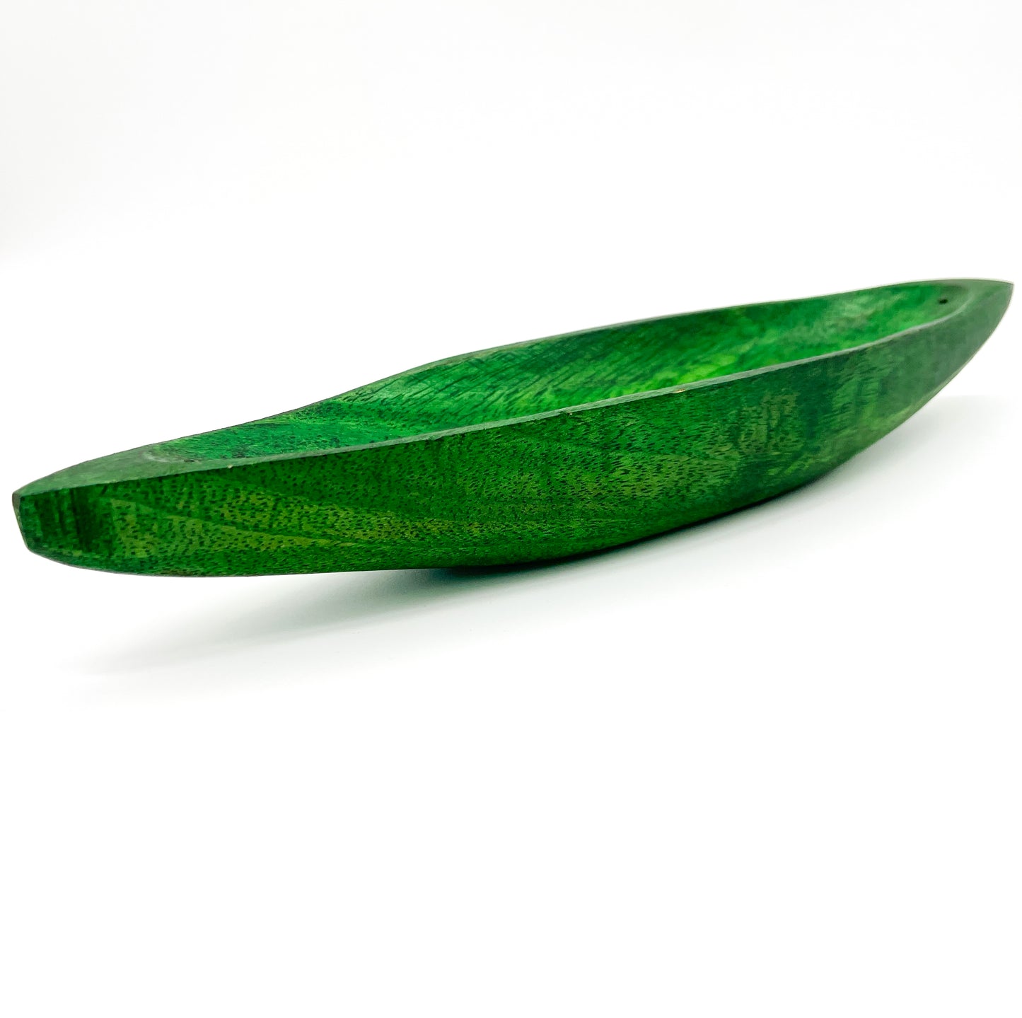 Green Wood Incense Holder