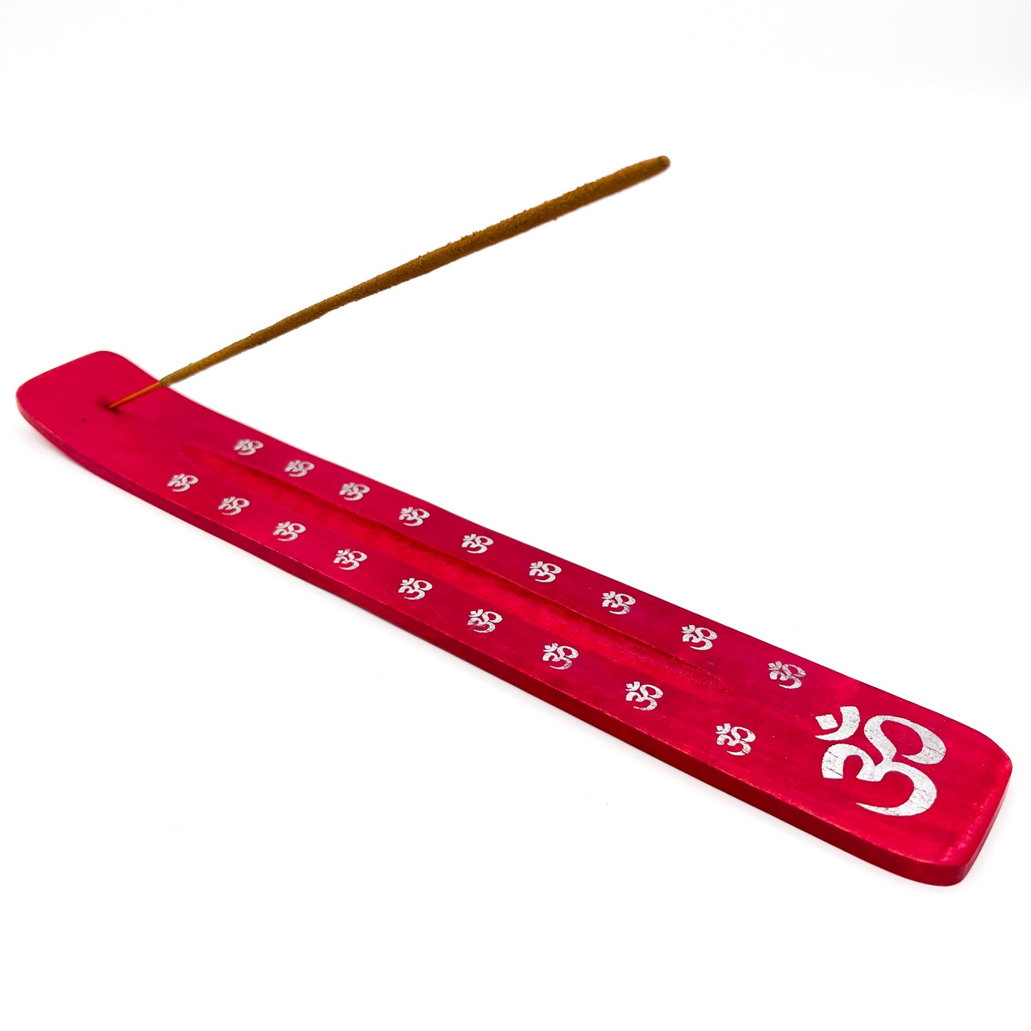 OM Wood Incense Holder