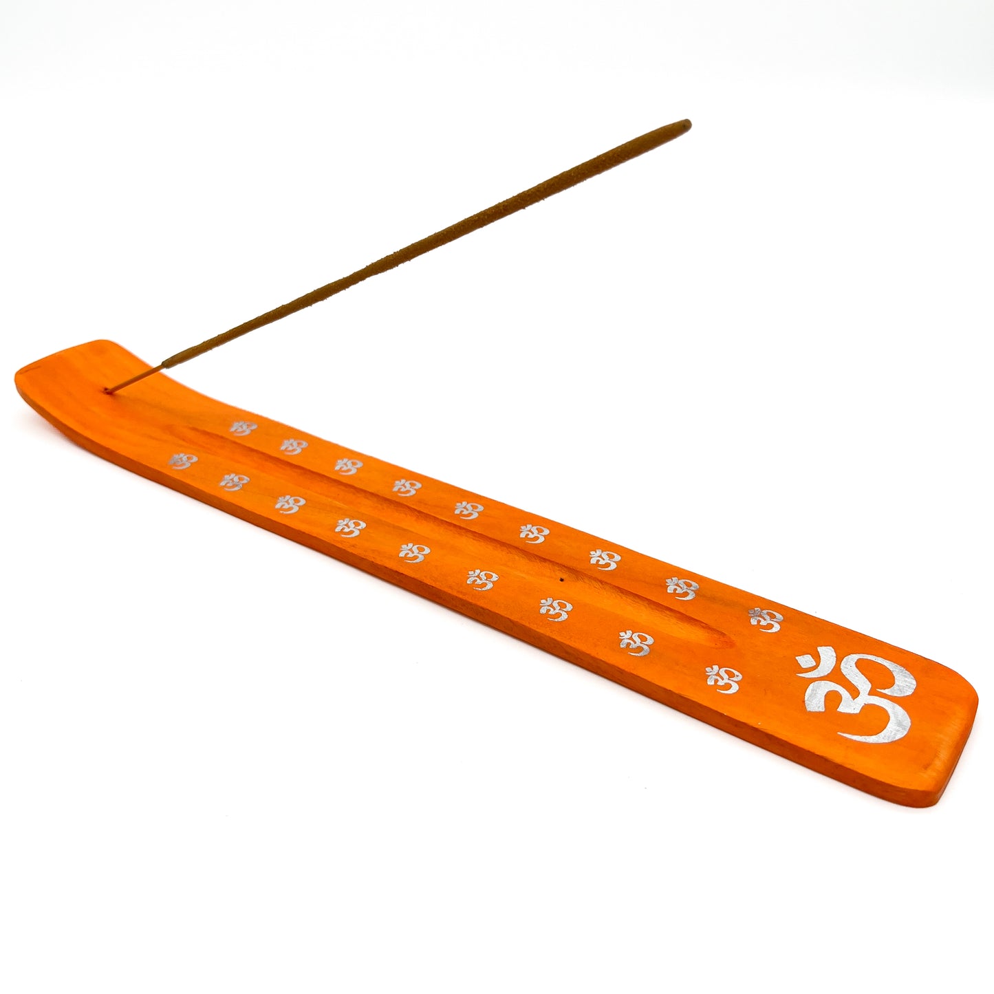 OM Wood Incense Holder