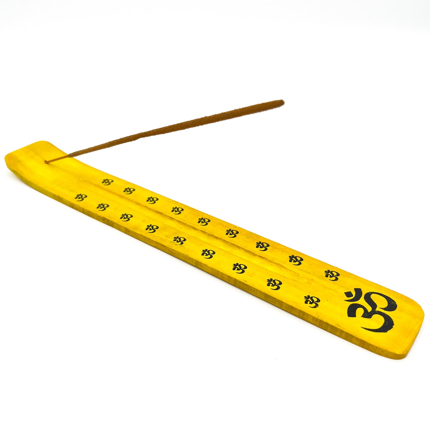 OM Wood Incense Holder
