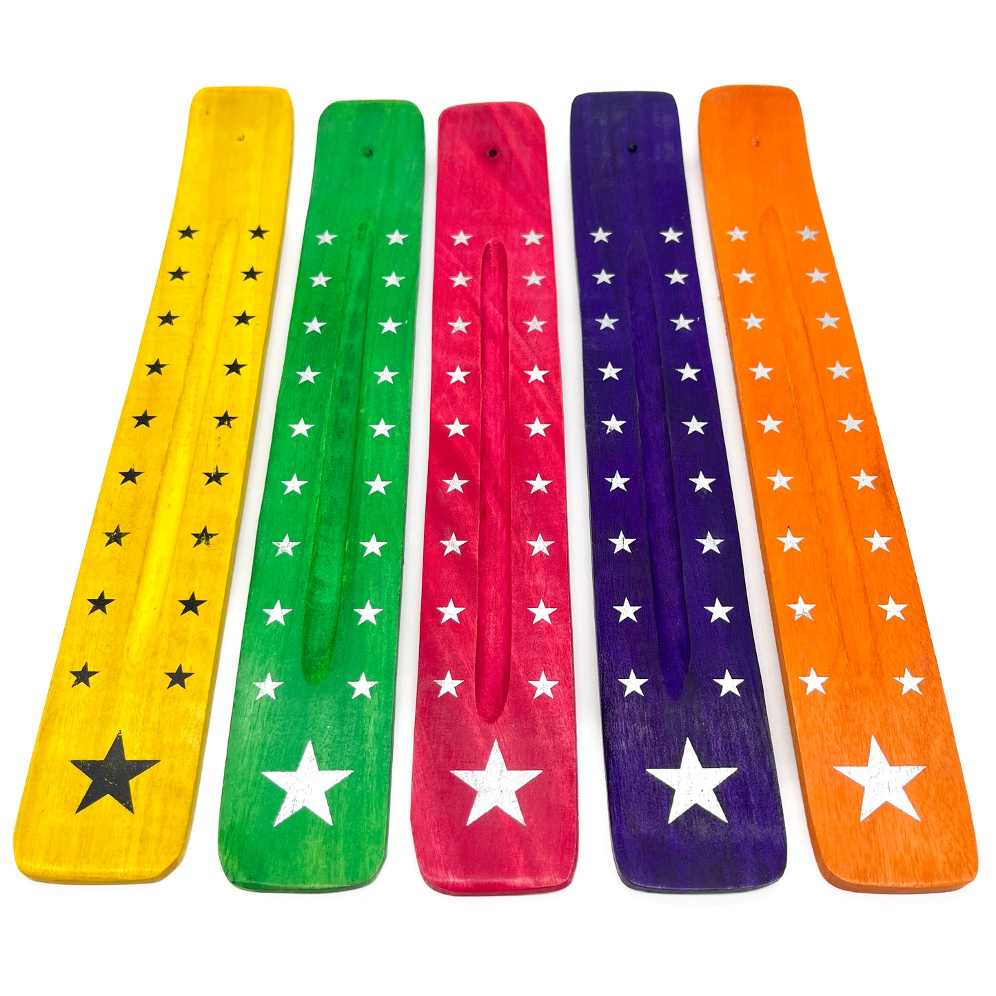 Stars Wooden Incense Holder