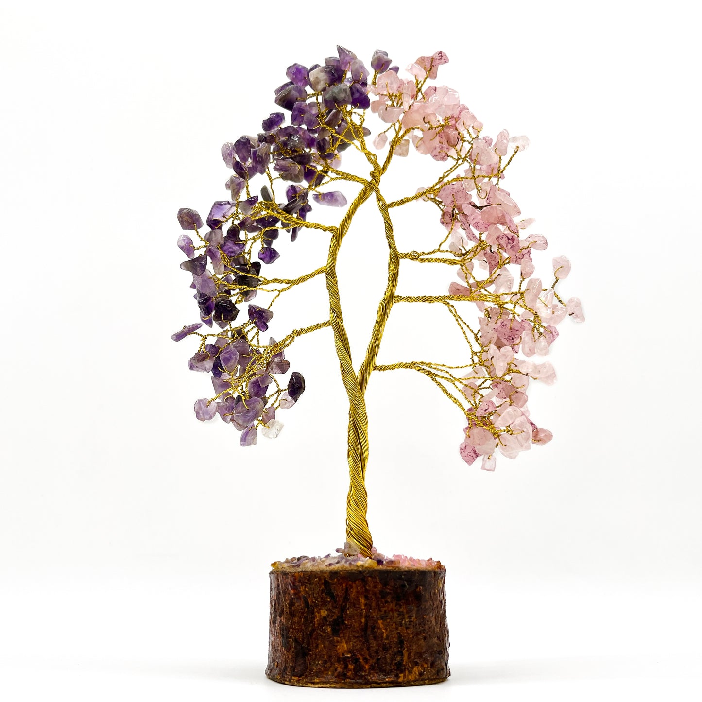 Crystal Tree - Amethyst & Rose Quartz