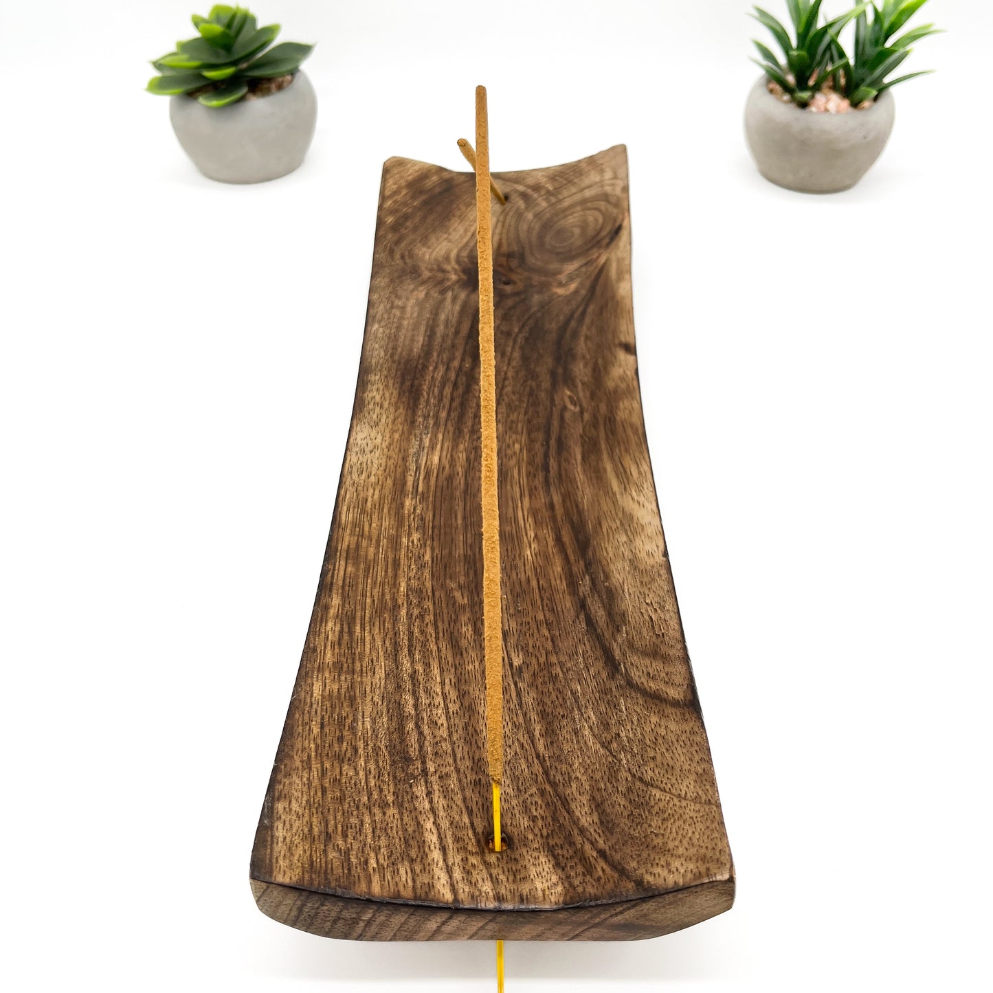 Wooden Incense Holder Curved