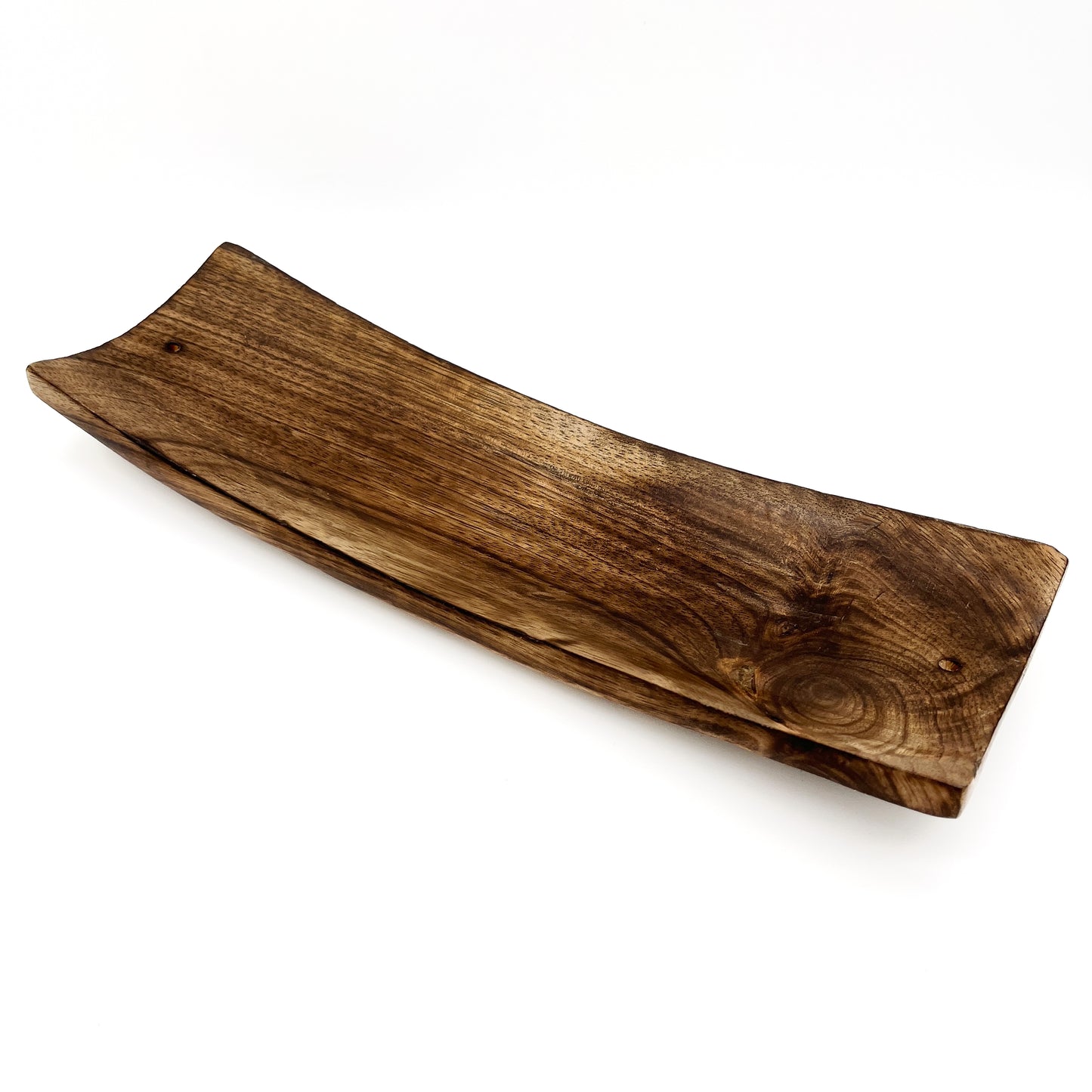 Wooden Incense Holder Curved