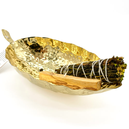 Leaf Smudge Bowl
