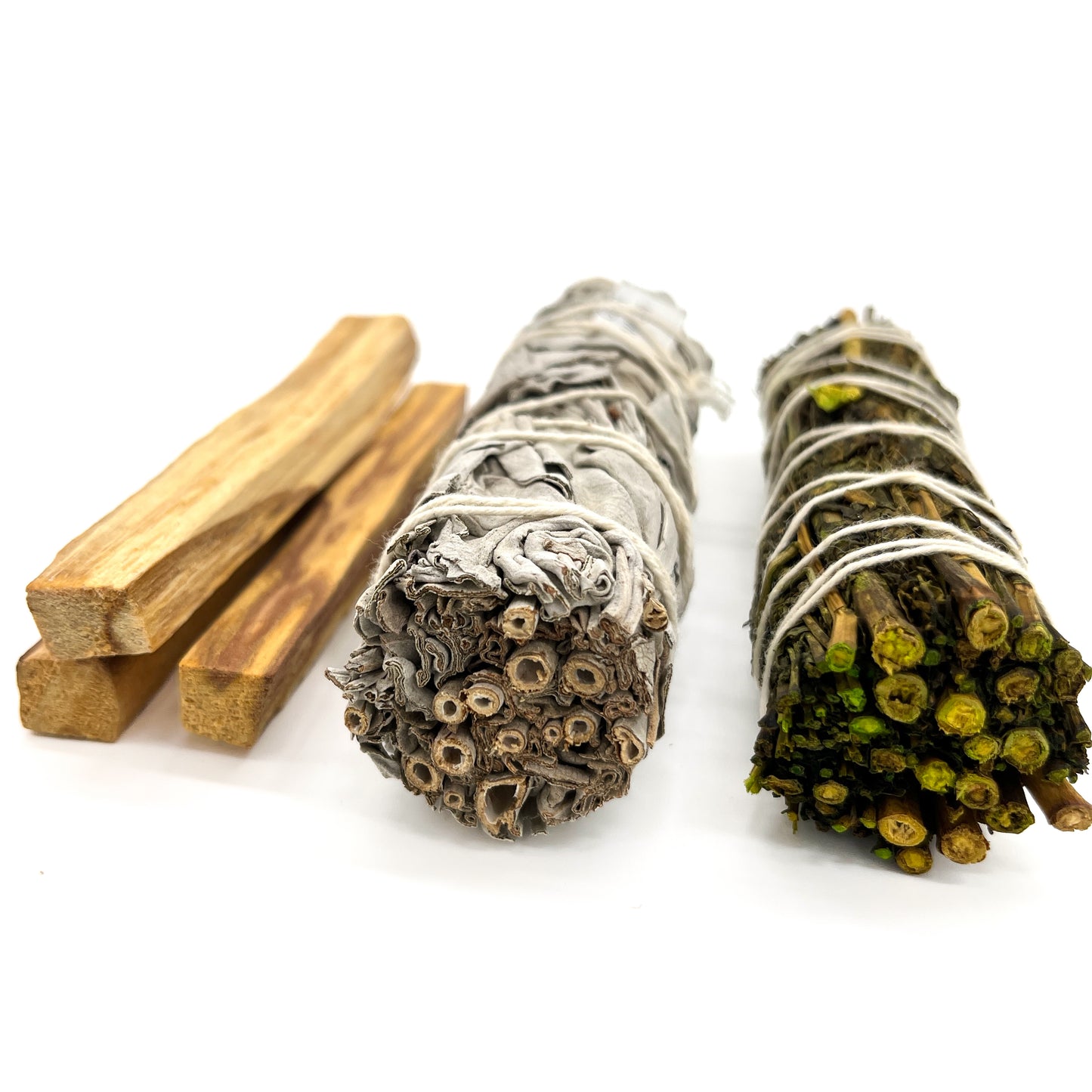 Home Cleansing Kit 4"- White Sage, Palo Santo, Ruda