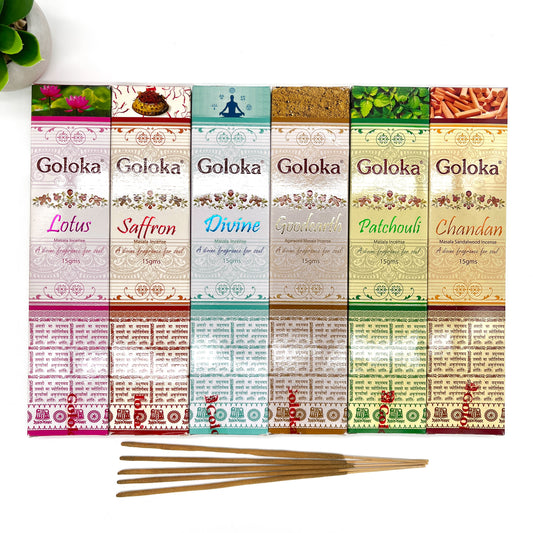 GOLOKA Incense Sticks Premium 15g