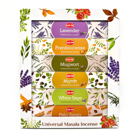 HEM Masala Incense Gift Box - 6 Pack