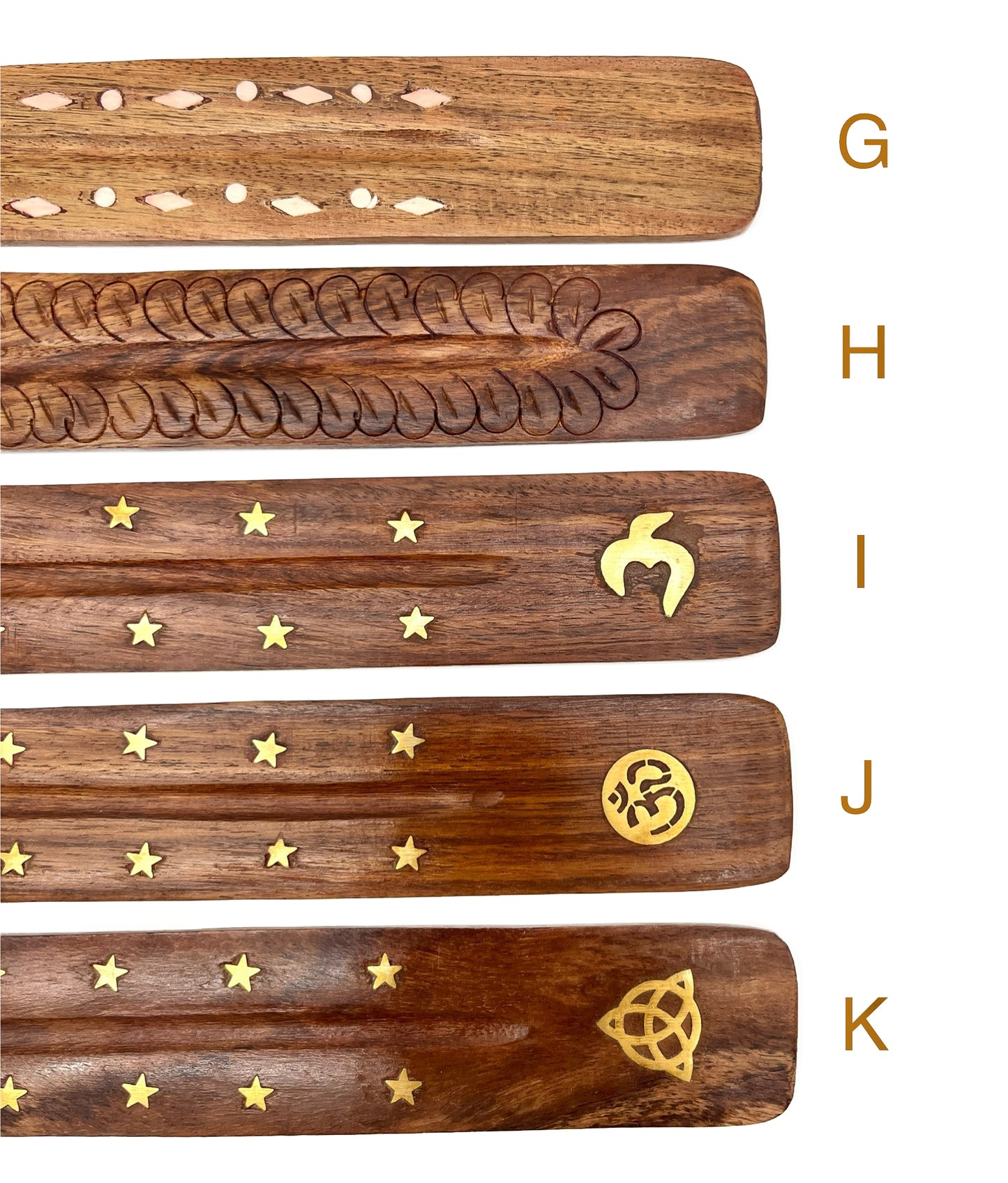 Wood Carved Incense Holder