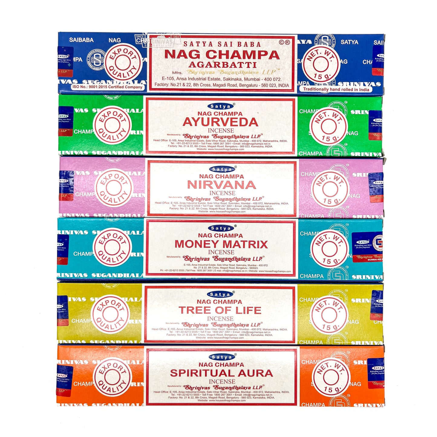 SATYA Incense VFM Gift Box - 12 Pack
