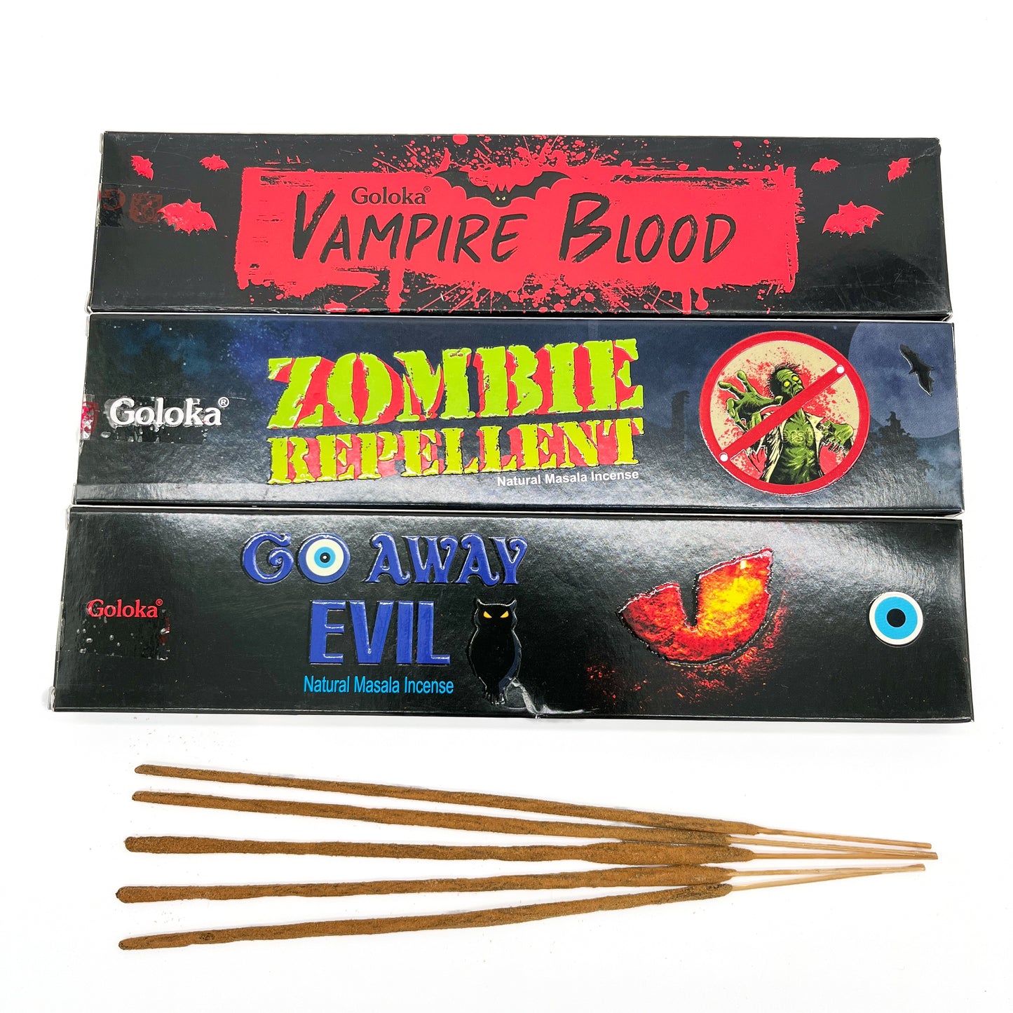 GOLOKA Incense Stick 15g - Vampire, Zombie, Go Away Evil