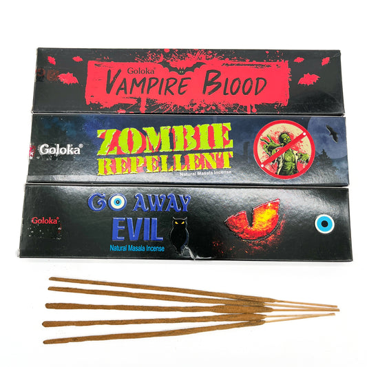 GOLOKA Incense Stick 15g - Vampire, Zombie, Go Away Evil