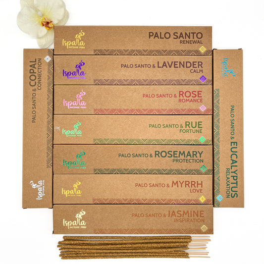 ISPALLA Palo Santo Incense Sticks, 10 Sticks per box